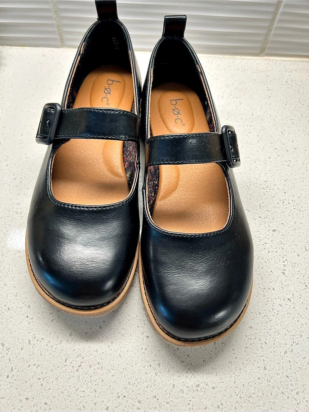 b.o.c by BØRN Lara Mary Jane Flat Black Flats, Size 8
